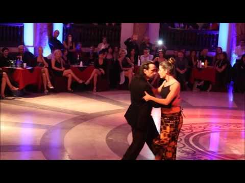  Adelma Rago  and  Peppe di Gennar  are  dancing  at  Naples International Tango Festival  in  2016