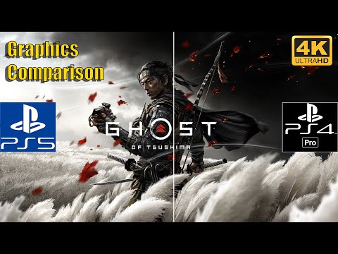Ghost of Tsushima Director's Cut | PS5 vs PS4 Pro | Graphics Comparison | 4K |