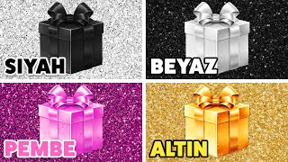 Hediyeni Seç! 🎁 Ne Kadar Şanslısın? 🖤💝🎀💛