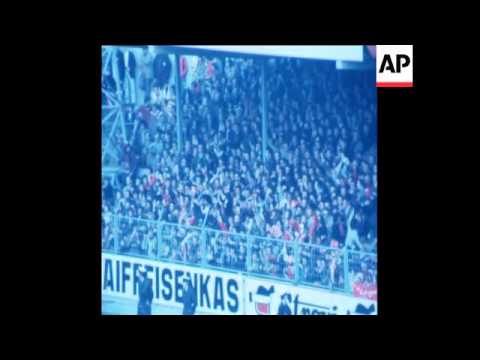 SYND 20 5 76 UEFA CUP CLUB BRUGGE V LIVERPOOL