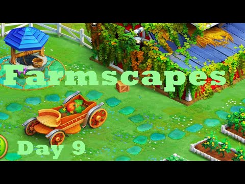 Farmscapes Stories Day 9 Renovation Complete HD Gameplay Walkthrough |  3 - match game | Movies