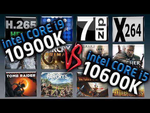 Intel i9 10900K vs Intel i5 10600K Benchmarks – 15 Tests 🔥
