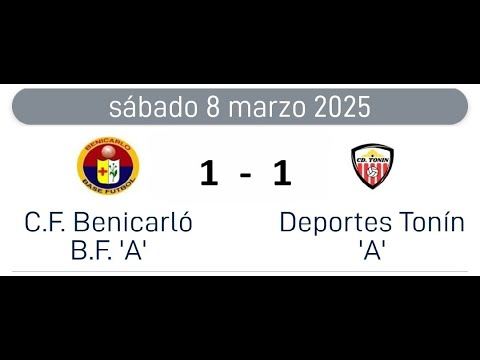 CF BENICARLO 1 1 DEPORTES TONIN GOLES