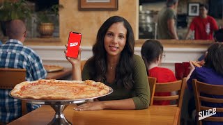 Earn Free Pizza with Slice