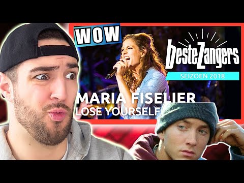 EMINEM Sign Her! Maria Fiselier - Lose Yourself | Beste Zangers 2018 REACTION!