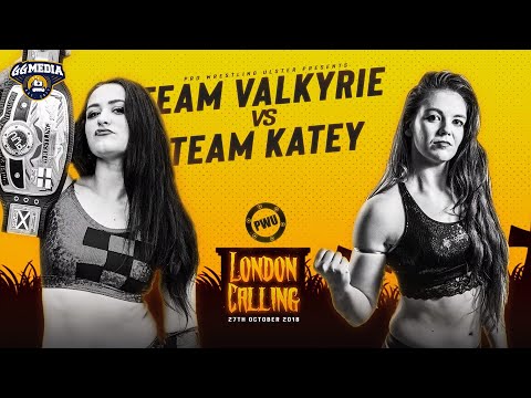 Team Valkyrie (Lyra Valkyria) vs Team Katey Harvey - Pro Wrestling Ulster - 28th October 2018