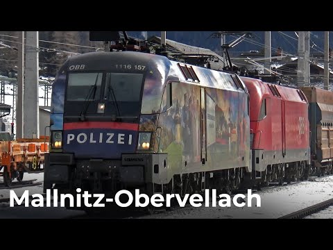Osterreichisch Züge Vlog #34 - Mallnitz-Obervellach Bahnhof 11.02.2023
