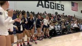 Highlights volleyball UNLV vs Utah State 10.15.16
