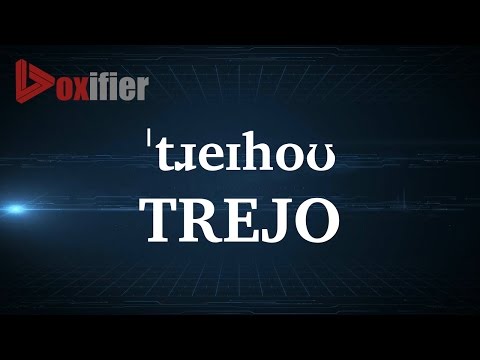 How to Pronunce Trejo in English - Voxifier.com