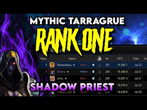 Mythic Tarragrue RANK 1 Sanctum of Domination Shadow Priest DPS POV Spriest SoD