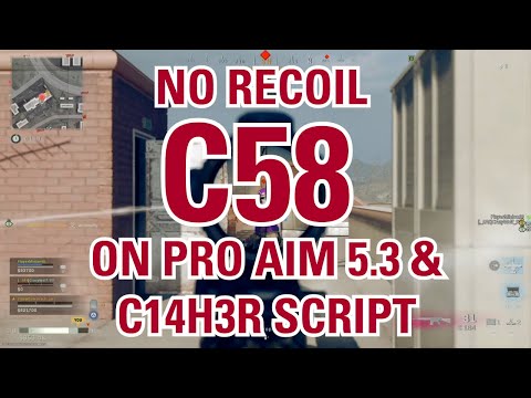 NO RECOIL guide C58 on PRO AIM 5.3 and C14H3R Script