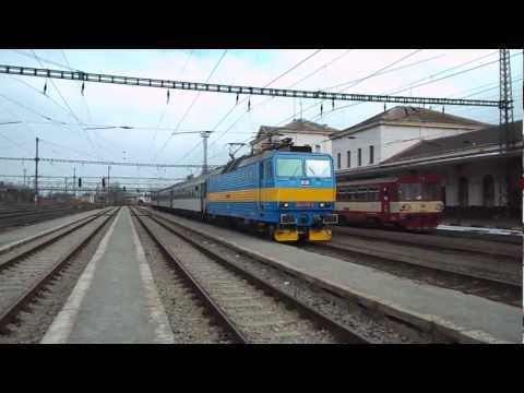Příjezd a odjezd vlaku Sp 1694 (ČD 362.078) - Chomutov, 2. 4. 2013