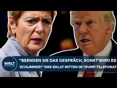USA: "Beenden Sie das Gespräch, sonst wird es schlimmer!“ Eklat bei Trump-Telefonat!