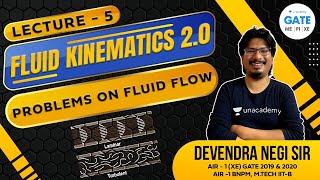 Problems on Fluid Flow | Fluid Kinematics 2.0  | GATE-2022/2023 | By AIR-1 #NegiSir