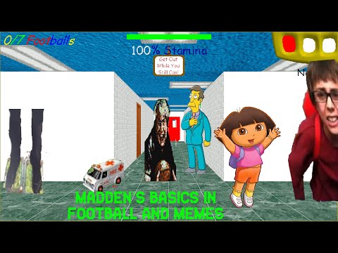Madden's Basics in Football and Memes (V1.4.3 Port) | Baldi's Basics Mod