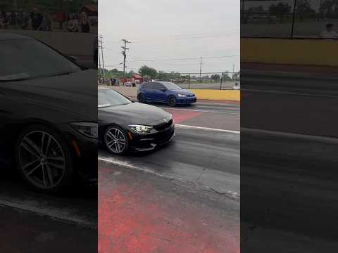 BMW 440i VS VW Golf R #bmw #vwgolfr #volkswagen #1320video