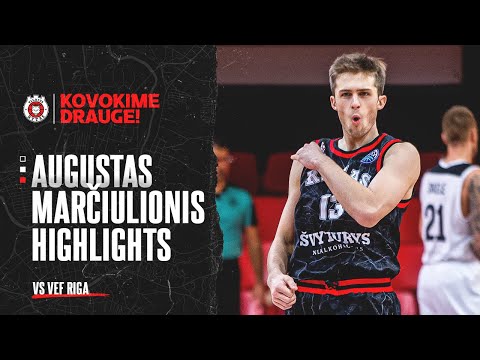 Augusto Marčiulionio žaidimo epizodai prieš Rygos VEF