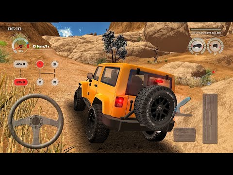 Offroad 4x4 Luxury Prado Drive Simulator 2025 - Offroad Drive Dessert - Car Game Android Gameplay