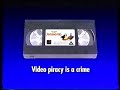 Disney Videos Anti Piracy Warning UK 1996 Pocahontas