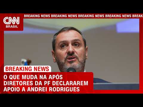 O que está por trás do apoio dos diretores da PF a Andrei após afastamento | BASTIDORES CNN