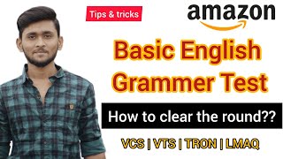Amazon Basic English Grammer Test || How to prepare & tips to crack