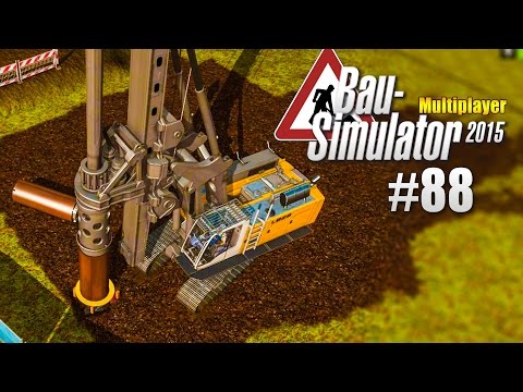 Bau-Simulator 2015 Multiplayer #088 - Arbeitsteilung mit MOBILKRAN! CONSTRUCTION SIMULATOR