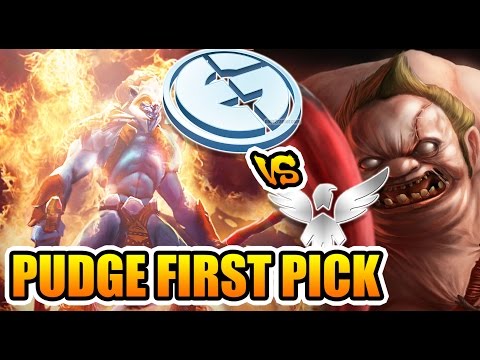 FIRST PUDGE GAME - WINGS vs EG [GAME 2] The International 2016 Dota 2 - GROUP A