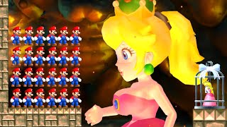 Can 999x Marios Beat Bowsette in New Super Mario Bros. Wii?