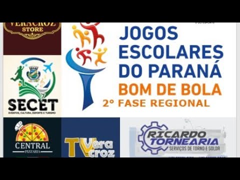 REINAUGURADA A QUADRA COM OS JOGOS ESCOLARES BOM DE BOLA EM VERA CRUZ DO OESTE-PR