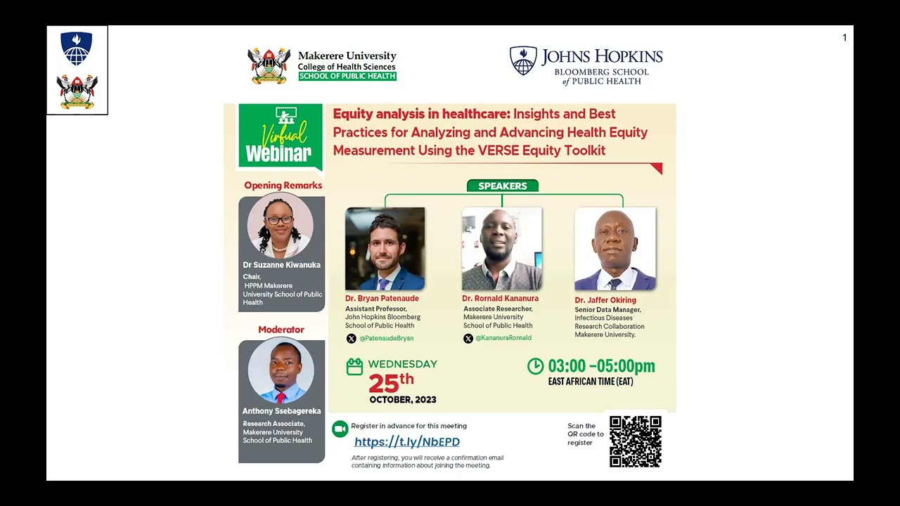 Equity analysis in healthcare