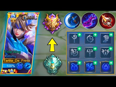 TOP 1 GLOBAL KIMMY BRUTAL CRITICAL ONE SHOT BUILD AND EMBLEM 100% DAMAGE!! | KIMMY BEST BUILD 2023