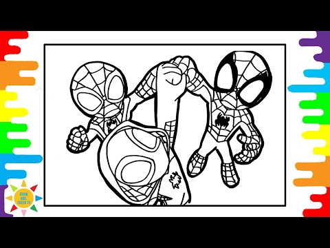 Marvel's Spidey  Coloring Pages | Spidey and His Amazing Friends Coloring | Coloring Pages