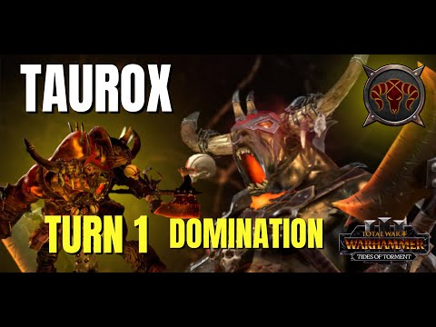 How to Dominate Turn 1 as Taurox | Beastmen Beginner Guide - Warhammer 3 (Tides of Torment)