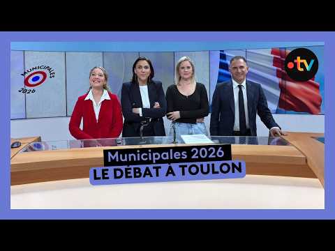 Municipales à Toulon : abandon du BHNS, sécurité, aménagement du littoral, le débat du 1er tour