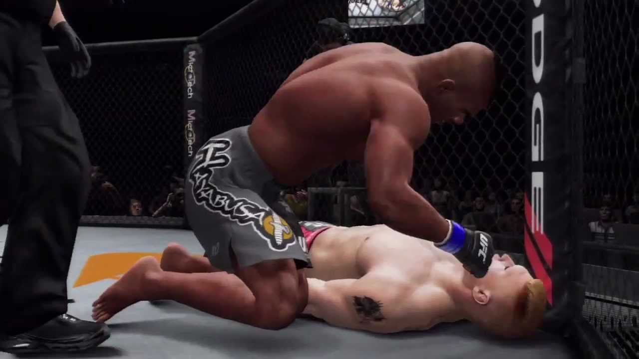 UFC Undisputed 3 Predicts The Outcome Of Brock Lesner vs Alastair Overeem