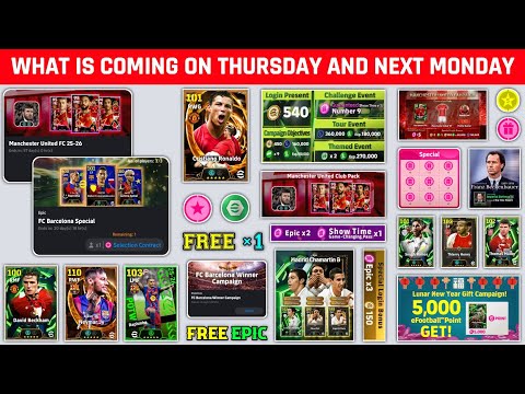 eFootball 2026 Update!! What Is Coming On Tomorrow & Monday In eFootball 🤩 Free Epic & Free Coins