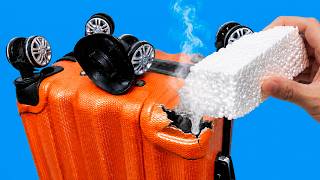 Just 5 Minutes! This Broken Luggage Repair Trick Will Save You Money Instantly!