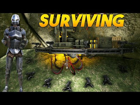 DUO Surviving On The Most Populated Server Day 1 - ARK