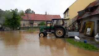 preview picture of video 'Szczepanów, Powódź 2013.'