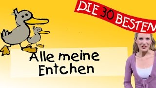 Alle meine Entchen - Anleitung zum Bewegen || Kinderlieder