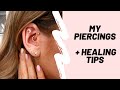 MY PIERCING COLLECTION + HEALING TIPS