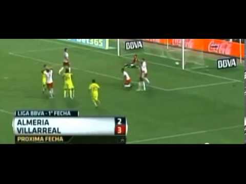 Jonathan Pereira Goal Almería 2-3 Villarreal 19/08/2013