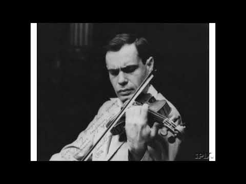 Leonid Kogan, Violin Concerto Shostakovich, Concerto N  1 Op  77 Sept,12, 1961 Radio Roumania