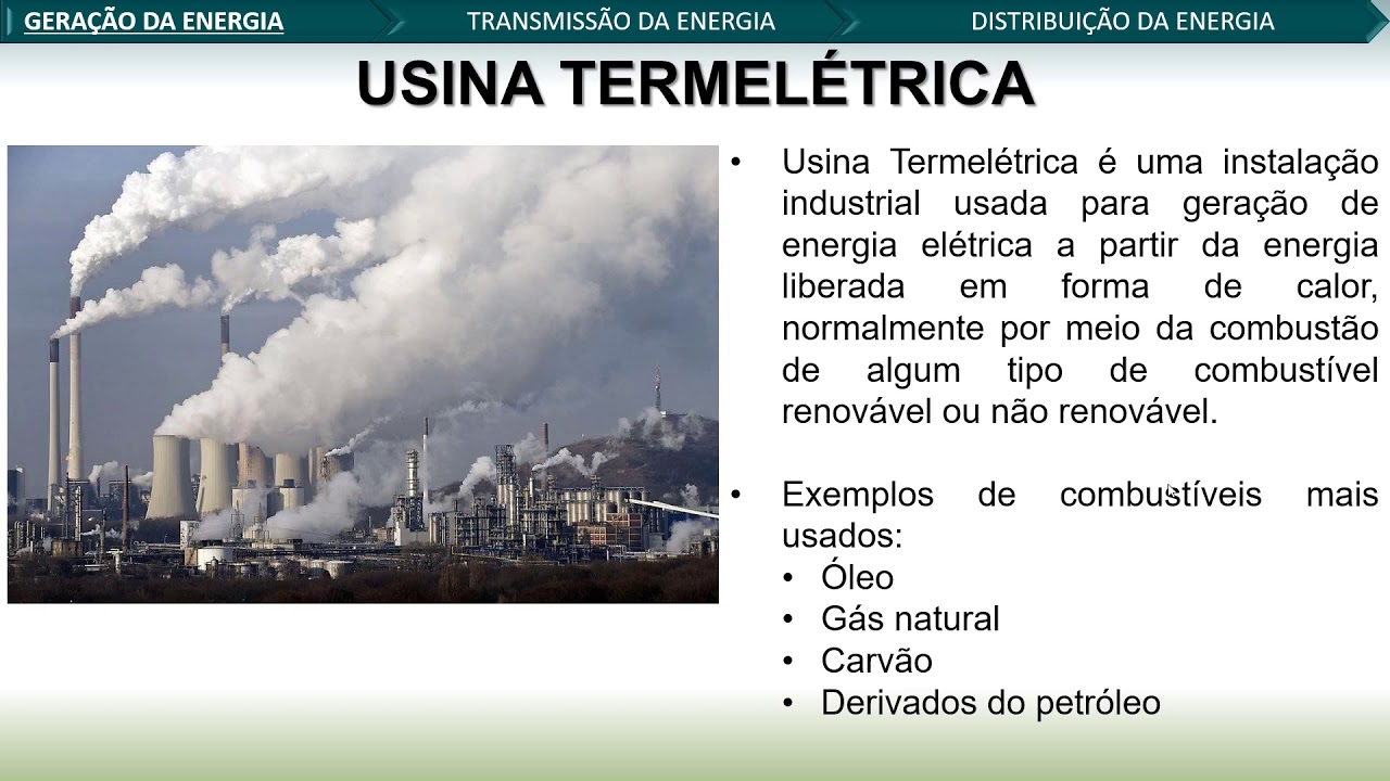 Geração, transmissão e distribuição de energia elétrica - Parte 1
