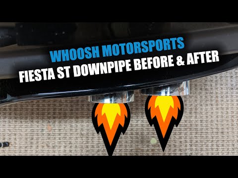 Fiesta ST CATTED DOWNPIPE SOUND COMPARISON (Before & After)