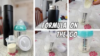 How to Make Baby Formula On The Go 🍼🎒 | First Time Mum UK