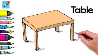 How to draw a table Real Easy