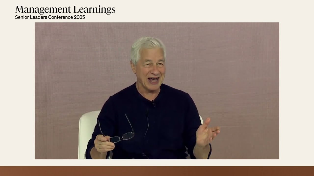 Management Learnings with Jamie Dimon I JPMorganChase