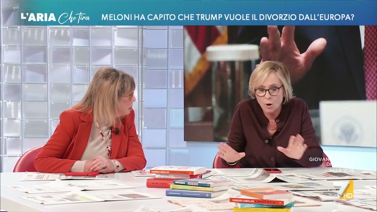 Maria Teresa Meli: "Notoriamente Giorgia Meloni non tifava per Trump, avrebbe preferito un ...
