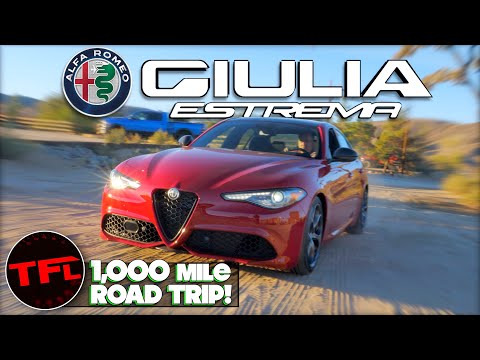 I Drive the 2023 Alfa Romeo Giulia Estrema 1,000 Miles, and I'm AMAZED By the Fuel Economy!